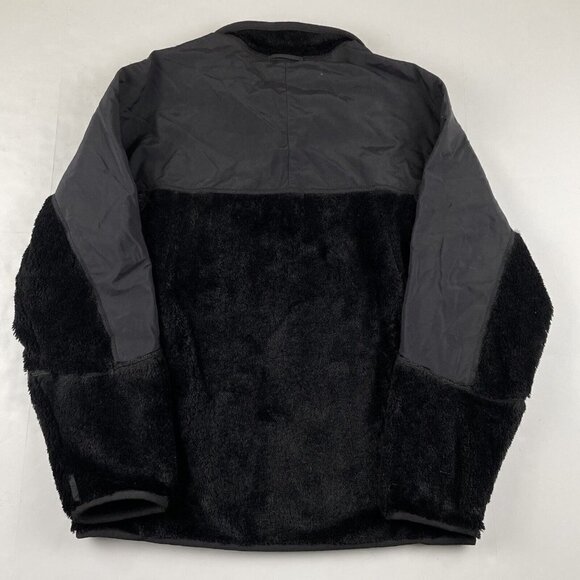 Eddie Bauer Full Zip Fleece Jacket Men’s S Nylon Overlay Soft Fleece Black - Picture 2 of 10
